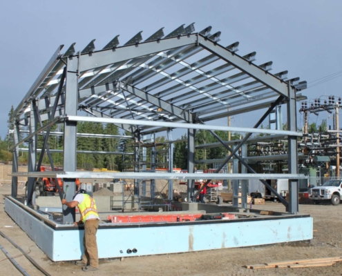 bc hydro control building prefab steel buildings bc steel buildings bc prefabricated metal buildings canada