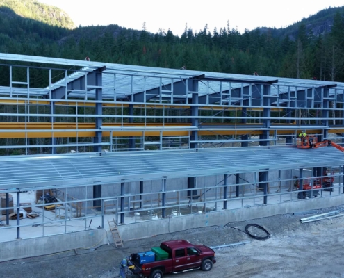 bc hydro big silver creek prefab steel buildings bc steel buildings bc prefabricated metal buildings canada